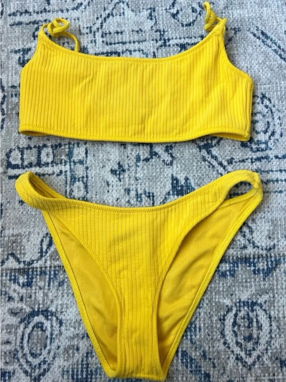 triangl swimwear Yellow Scoop Bikini Set